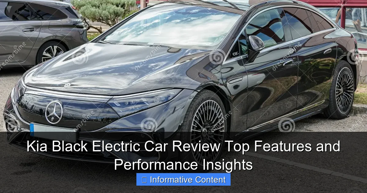 Kia Black Electric Car Review Top Features and Performance Insights