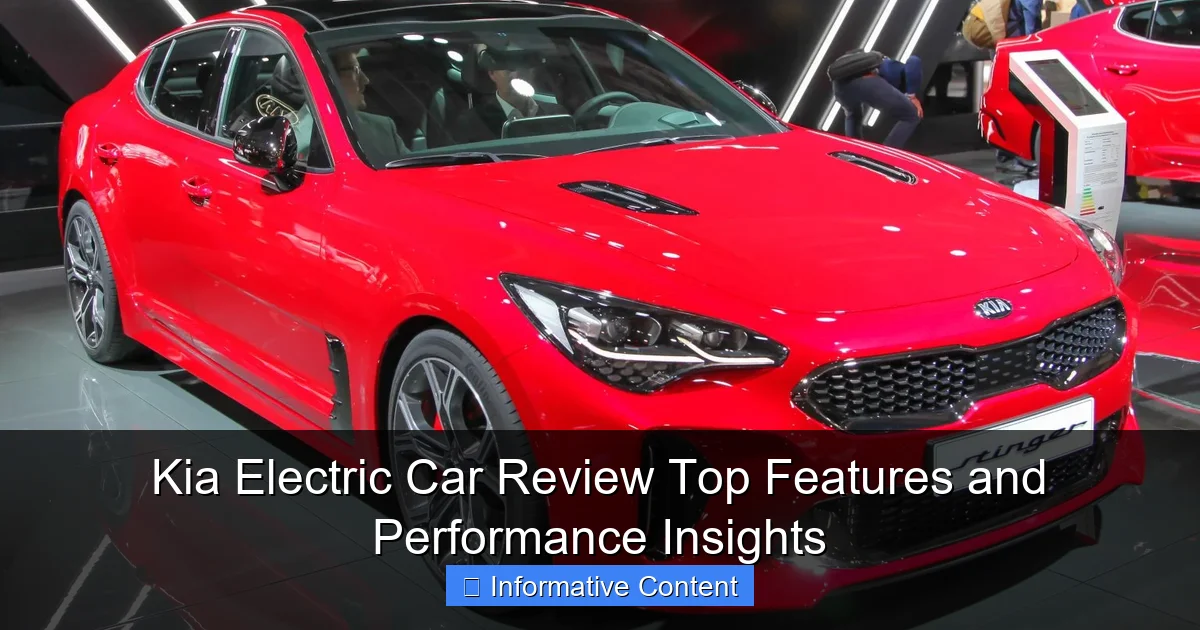 Kia Electric Car Review Top Features and Performance Insights