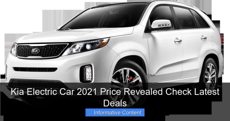 Kia Electric Car 2021 Price Revealed Check Latest Deals