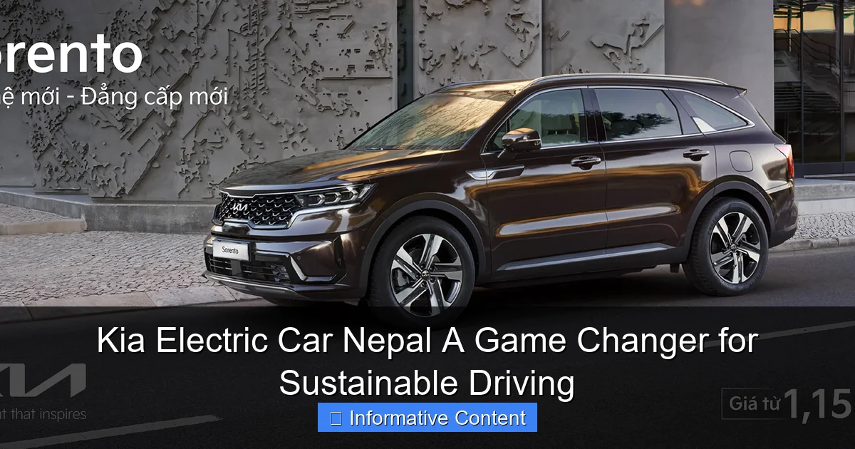 Kia Electric Car Nepal A Game Changer for Sustainable Driving