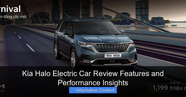 Kia Halo Electric Car Review Features and Performance Insights