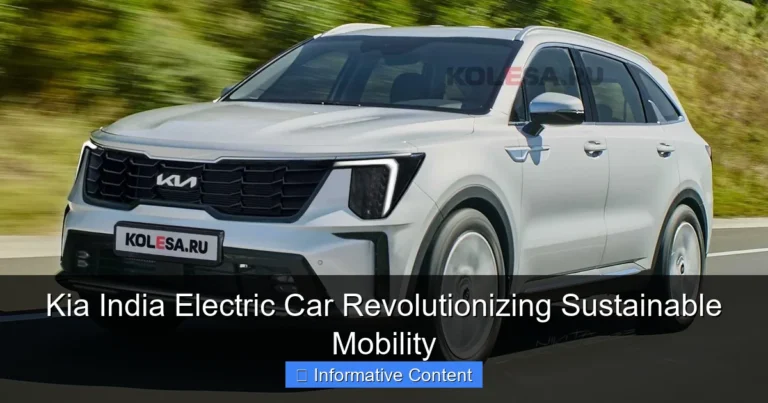 Kia India Electric Car Revolutionizing Sustainable Mobility
