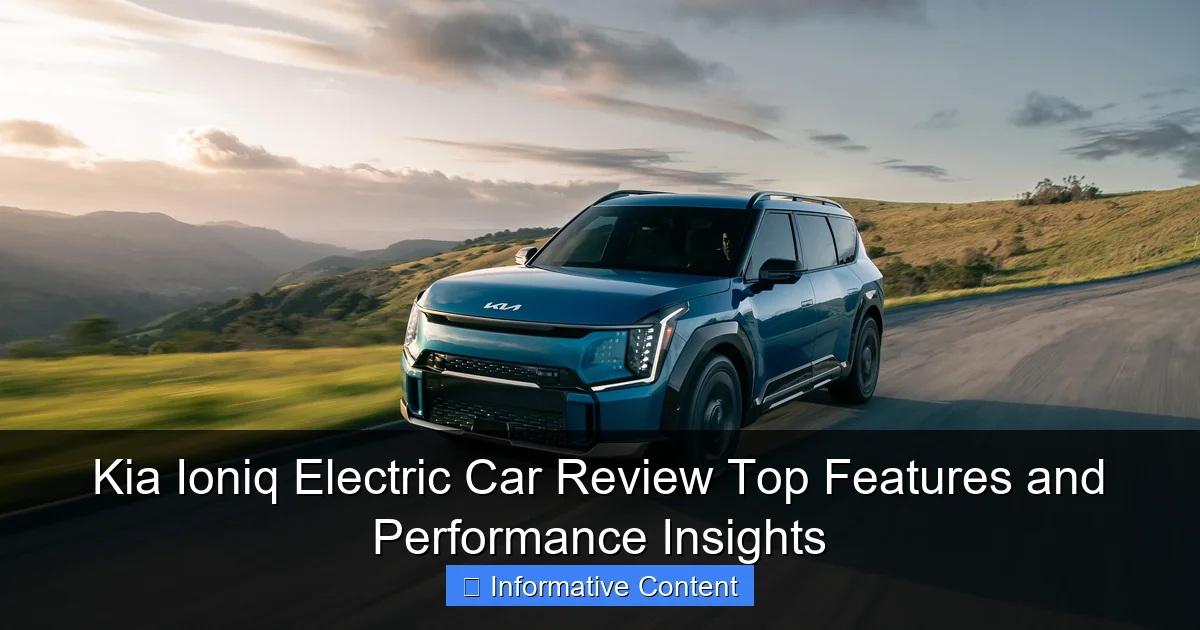 Kia Ioniq Electric Car Review Top Features and Performance Insights