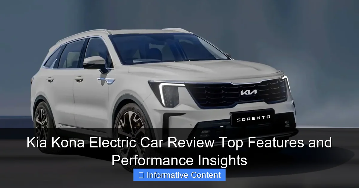 Kia Kona Electric Car Review Top Features and Performance Insights