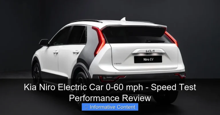 Kia Niro Electric Car 0-60 mph - Speed Test Performance Review