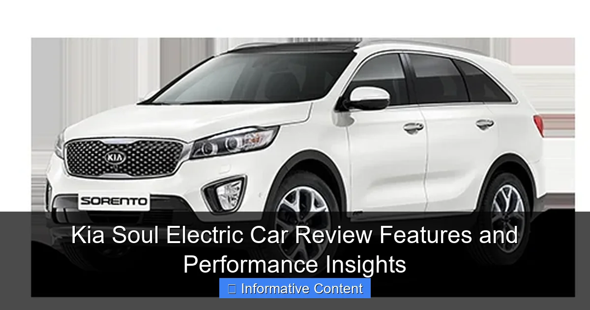 Kia Soul Electric Car Review Features and Performance Insights