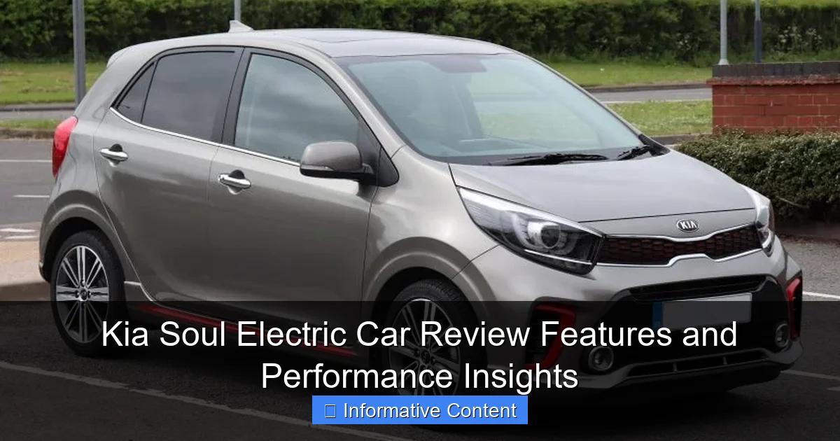Kia Soul Electric Car Review Features and Performance Insights