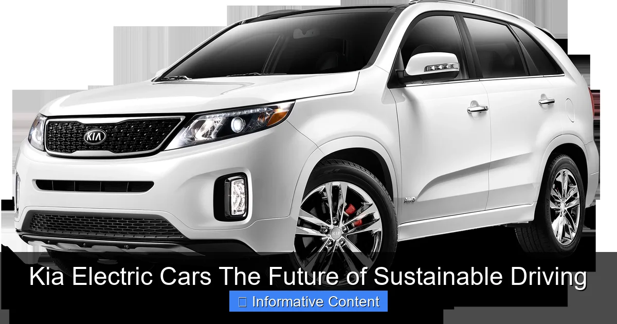 Kia Electric Cars The Future of Sustainable Driving
