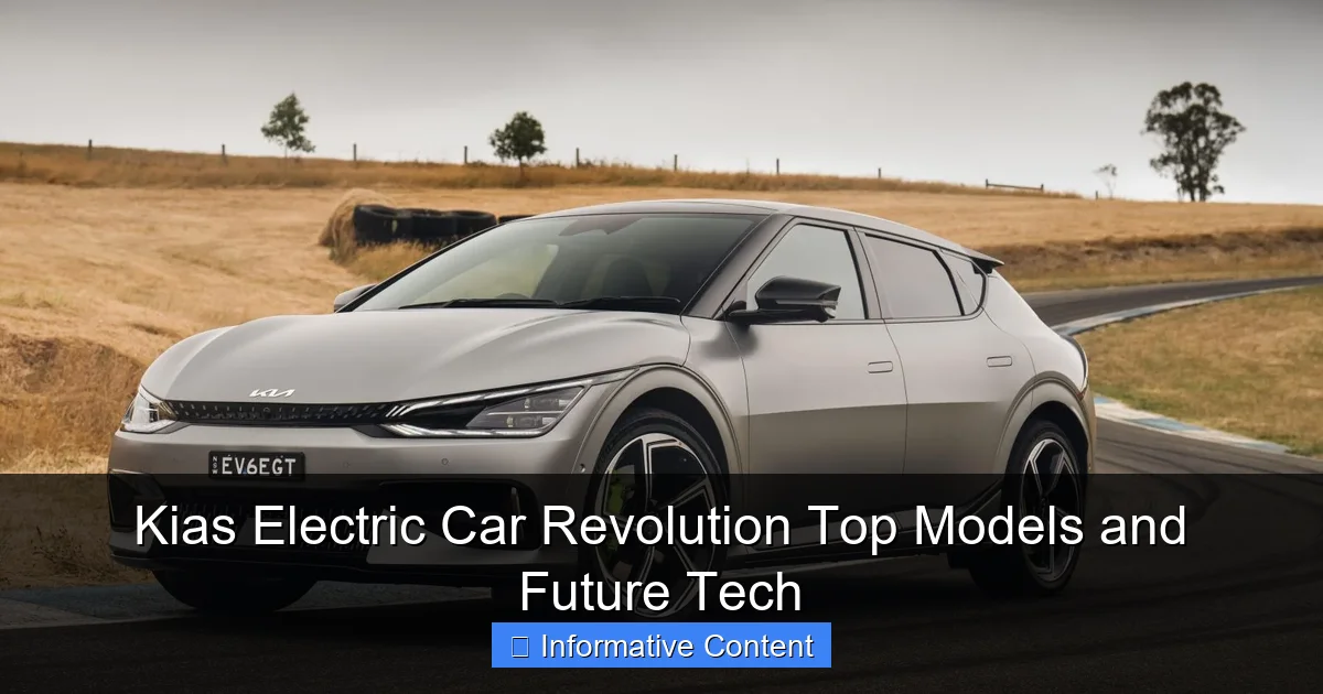 Kias Electric Car Revolution Top Models and Future Tech