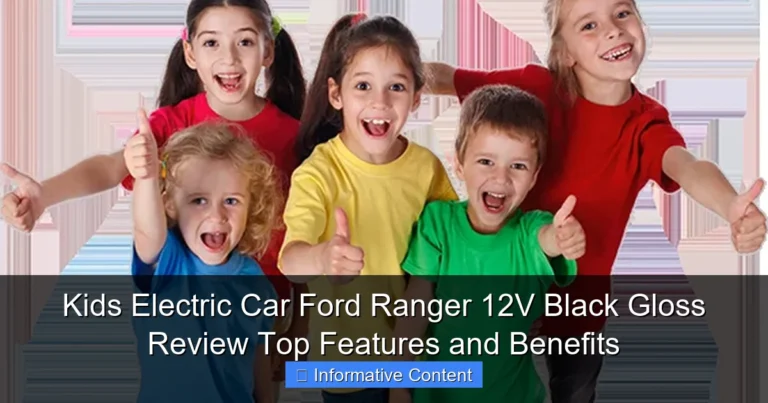Kids Electric Car Ford Ranger 12V Black Gloss Review Top Features and Benefits