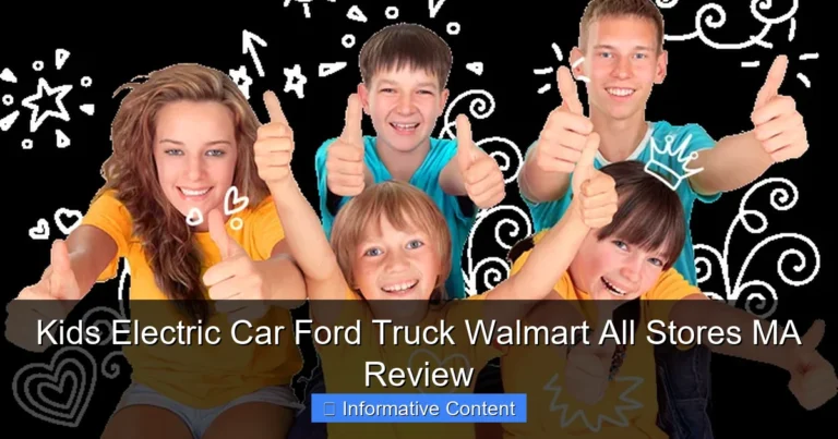 Kids Electric Car Ford Truck Walmart All Stores MA Review