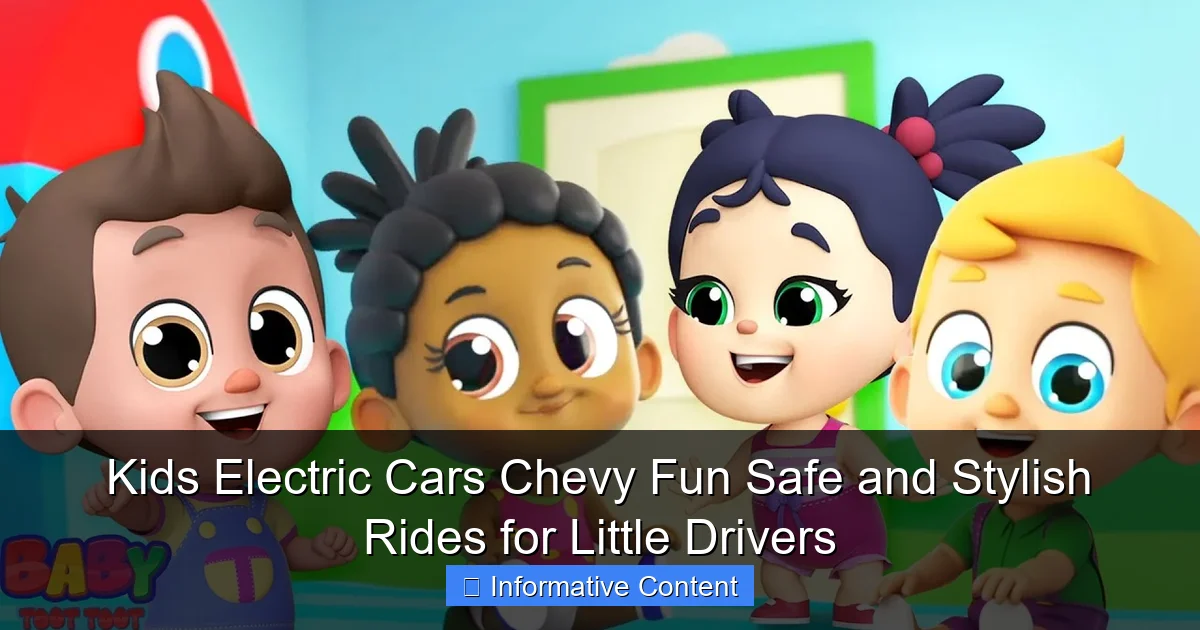 Kids Electric Cars Chevy Fun Safe and Stylish Rides for Little Drivers