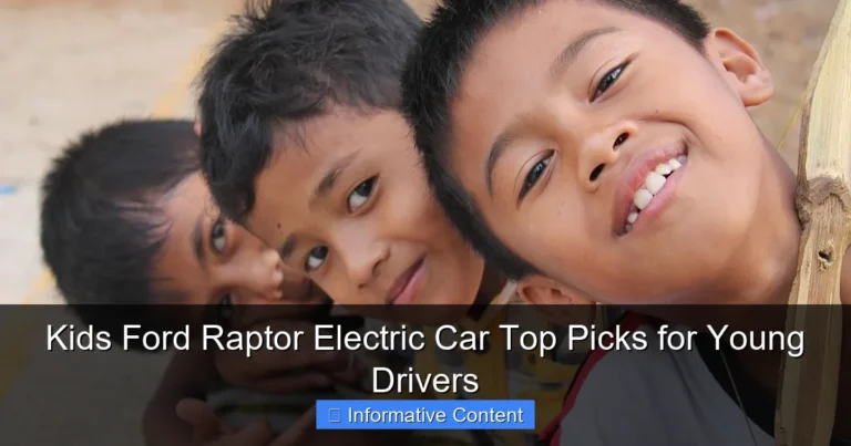 Kids Ford Raptor Electric Car Top Picks for Young Drivers