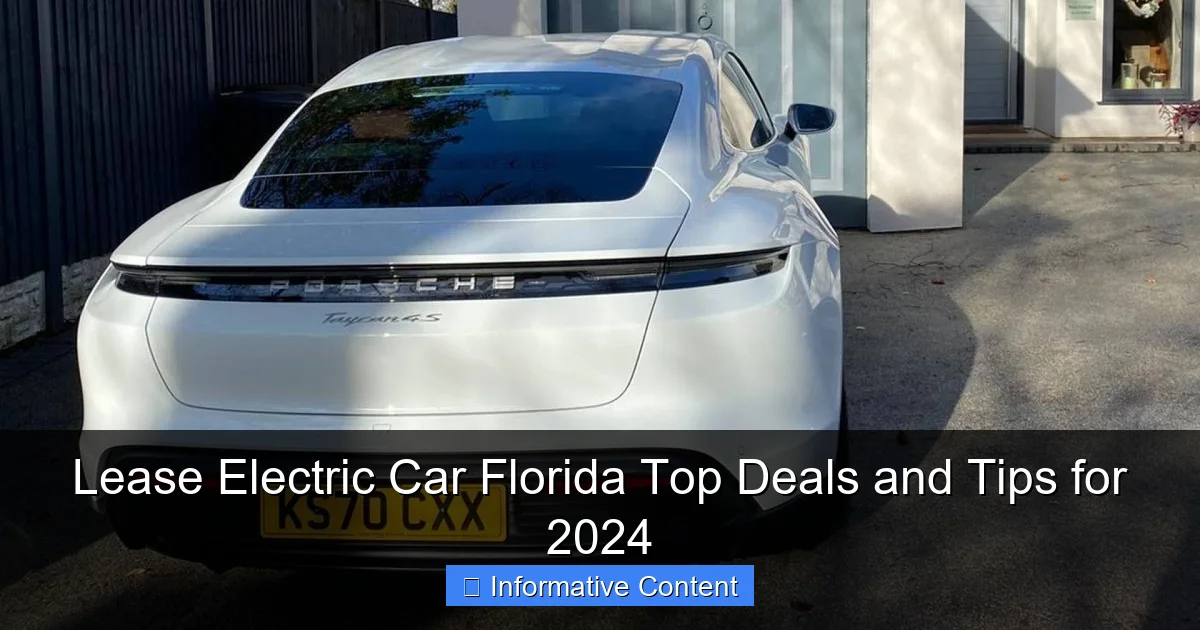 Lease Electric Car Florida Top Deals and Tips for 2024