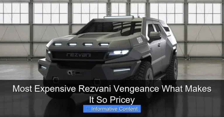 Most Expensive Rezvani Vengeance What Makes It So Pricey