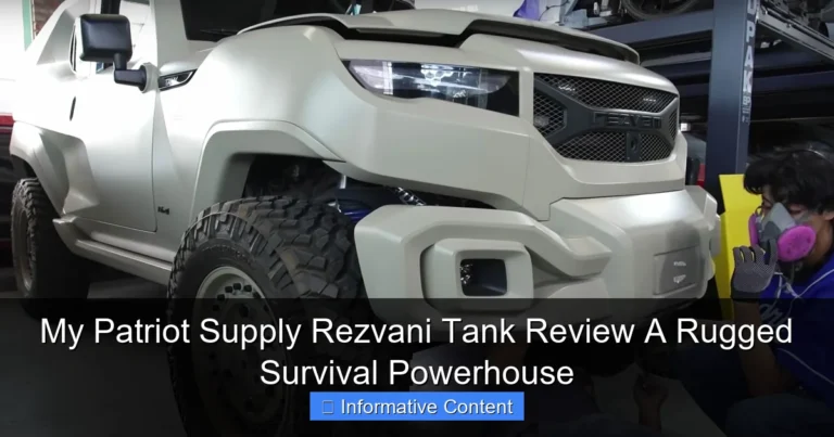 My Patriot Supply Rezvani Tank Review A Rugged Survival Powerhouse