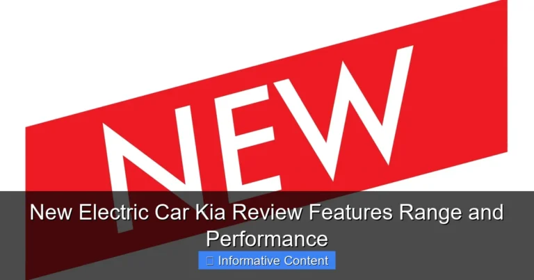 New Electric Car Kia Review Features Range and Performance