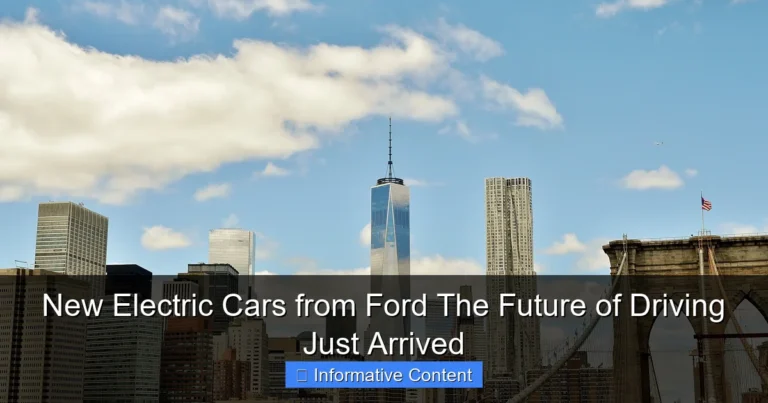 New Electric Cars from Ford The Future of Driving Just Arrived