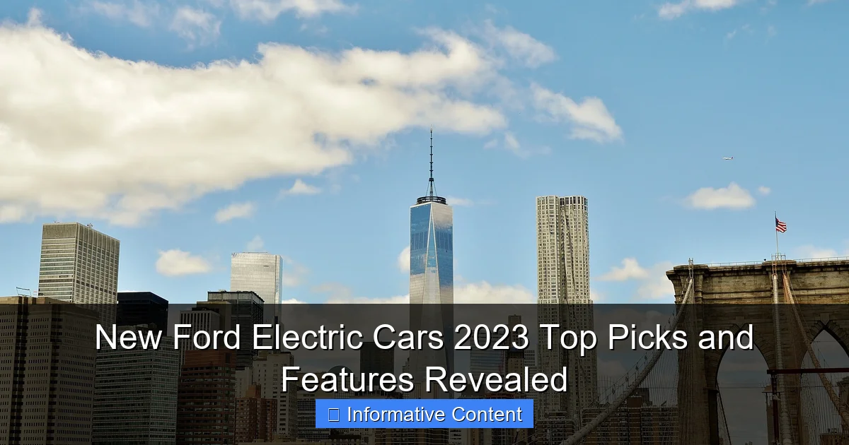 New Ford Electric Cars 2023 Top Picks and Features Revealed