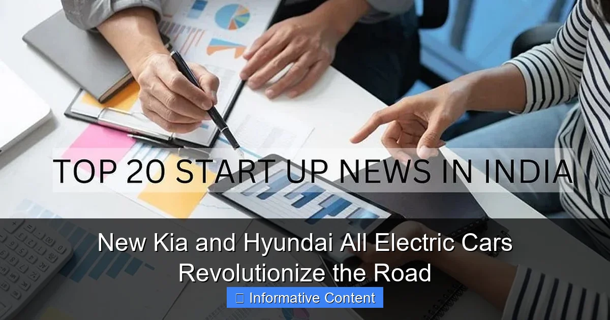 New Kia and Hyundai All Electric Cars Revolutionize the Road