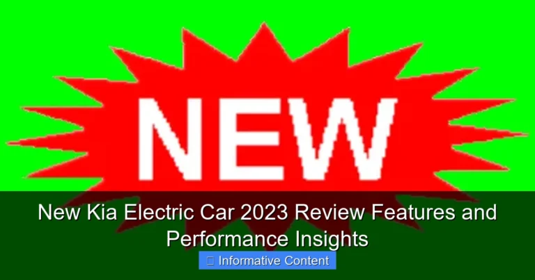 New Kia Electric Car 2023 Review Features and Performance Insights