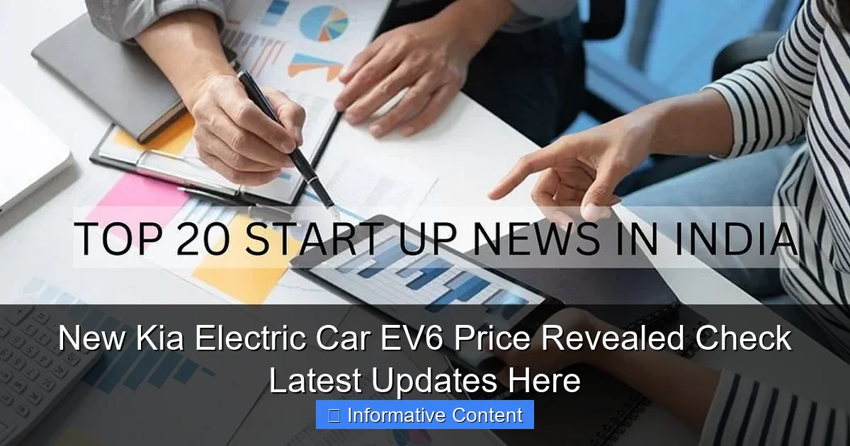 New Kia Electric Car EV6 Price Revealed Check Latest Updates Here