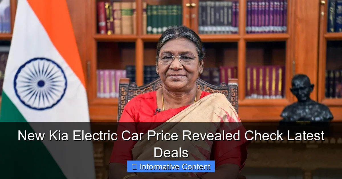 New Kia Electric Car Price Revealed Check Latest Deals