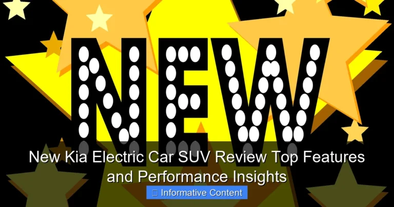 New Kia Electric Car SUV Review Top Features and Performance Insights