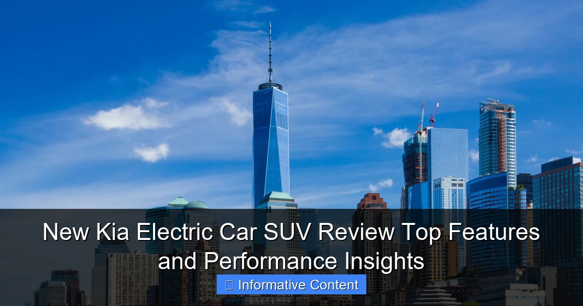 New Kia Electric Car SUV Review Top Features and Performance Insights