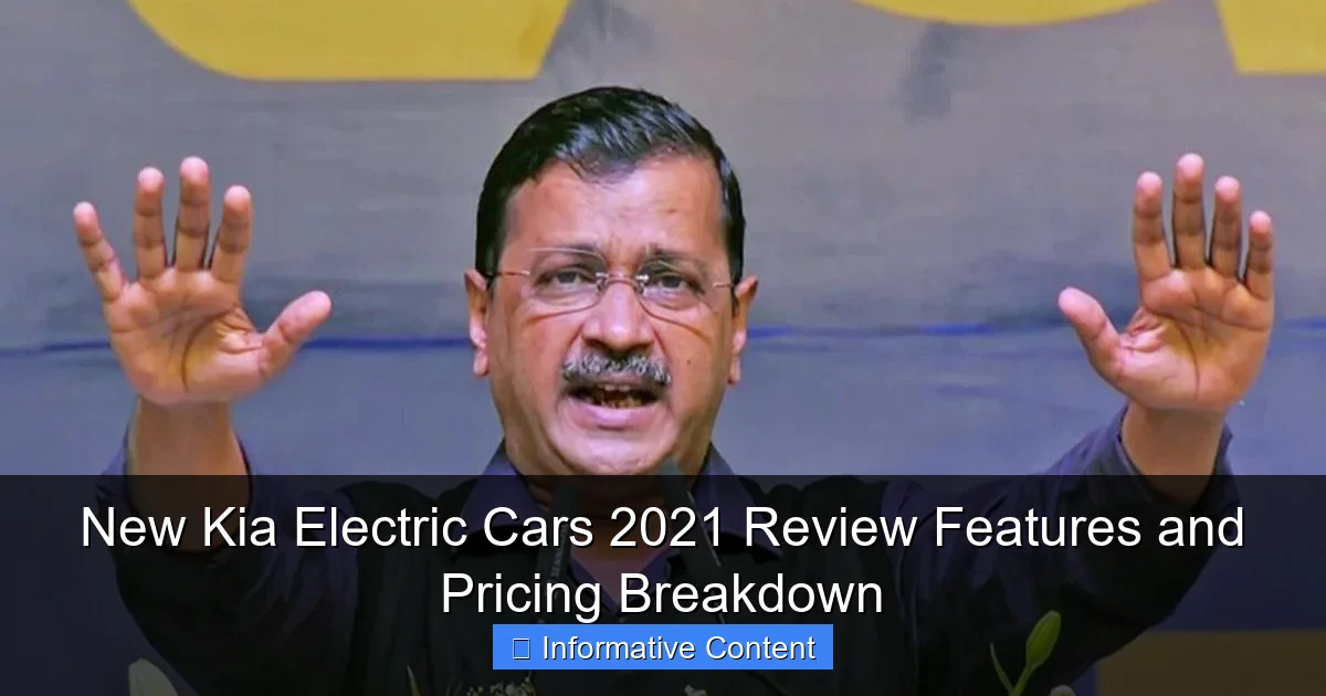 New Kia Electric Cars 2021 Review Features and Pricing Breakdown