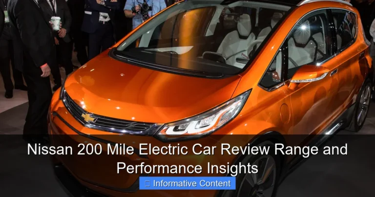 Nissan 200 Mile Electric Car Review Range and Performance Insights