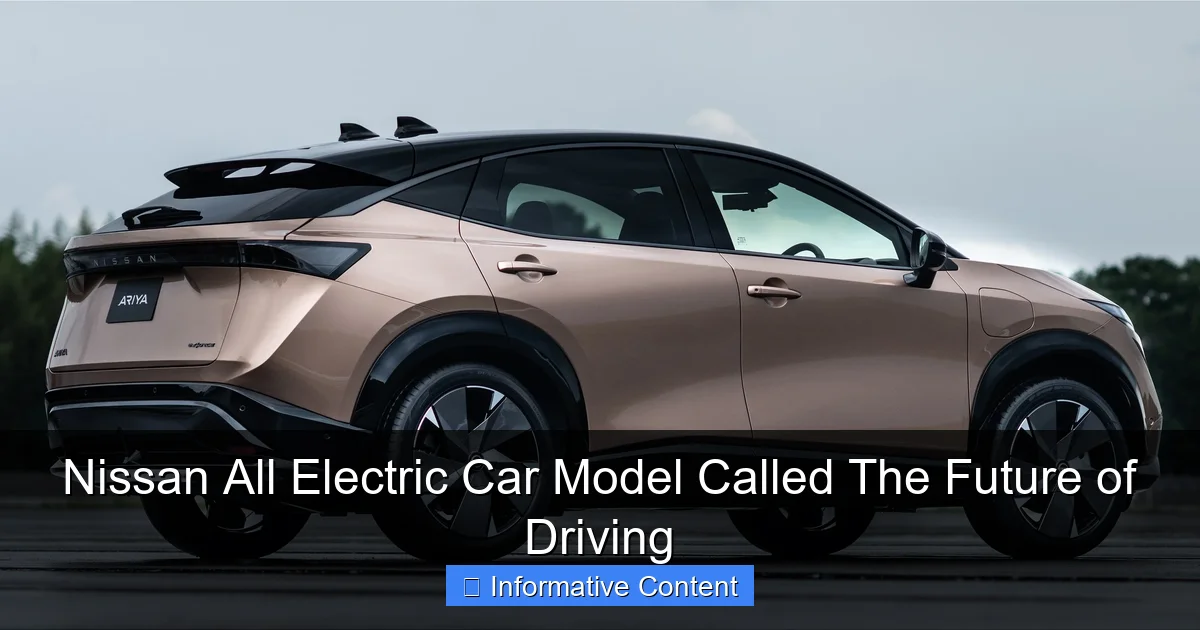 Nissan All Electric Car Model Called The Future of Driving