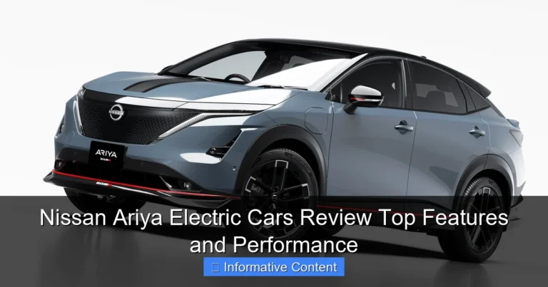 Nissan Ariya Electric Cars Review Top Features and Performance