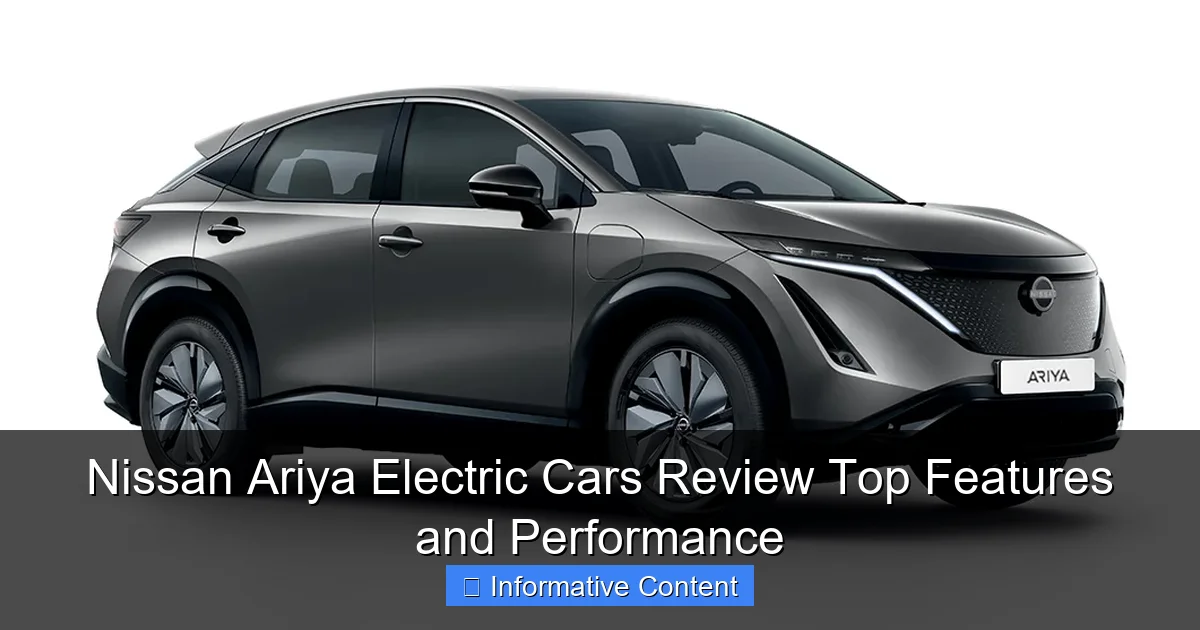 Nissan Ariya Electric Cars Review Top Features and Performance