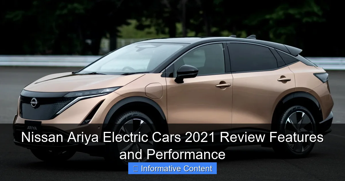 Nissan Ariya Electric Cars 2021 Review Features and Performance