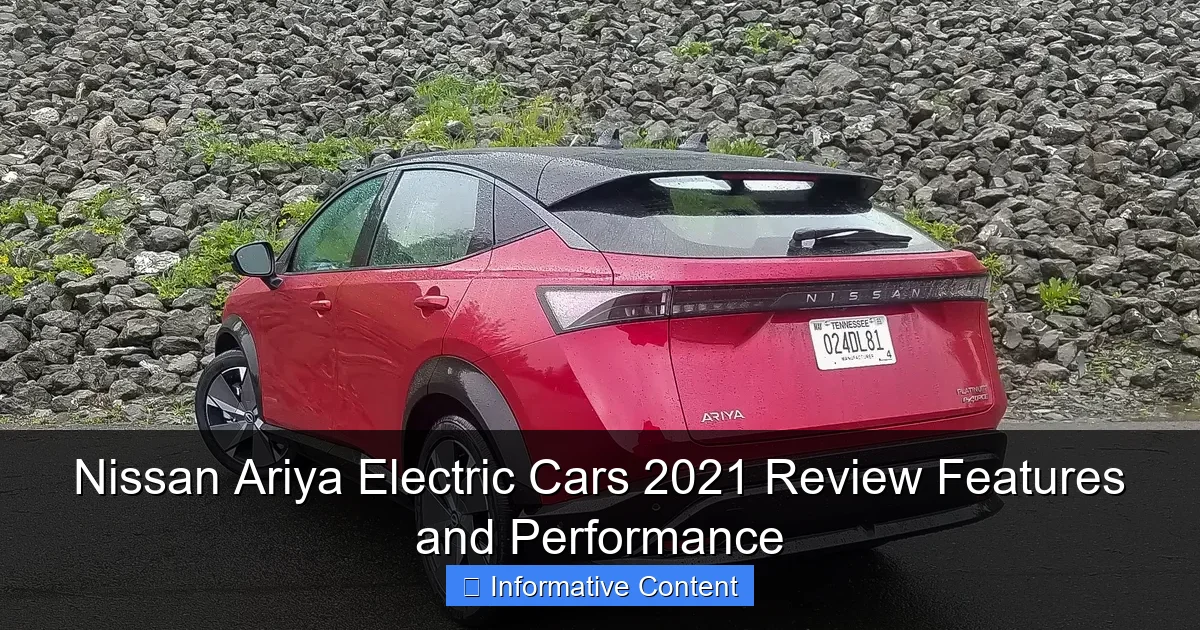 Nissan Ariya Electric Cars 2021 Review Features and Performance