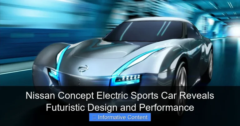 Nissan Concept Electric Sports Car Reveals Futuristic Design and Performance