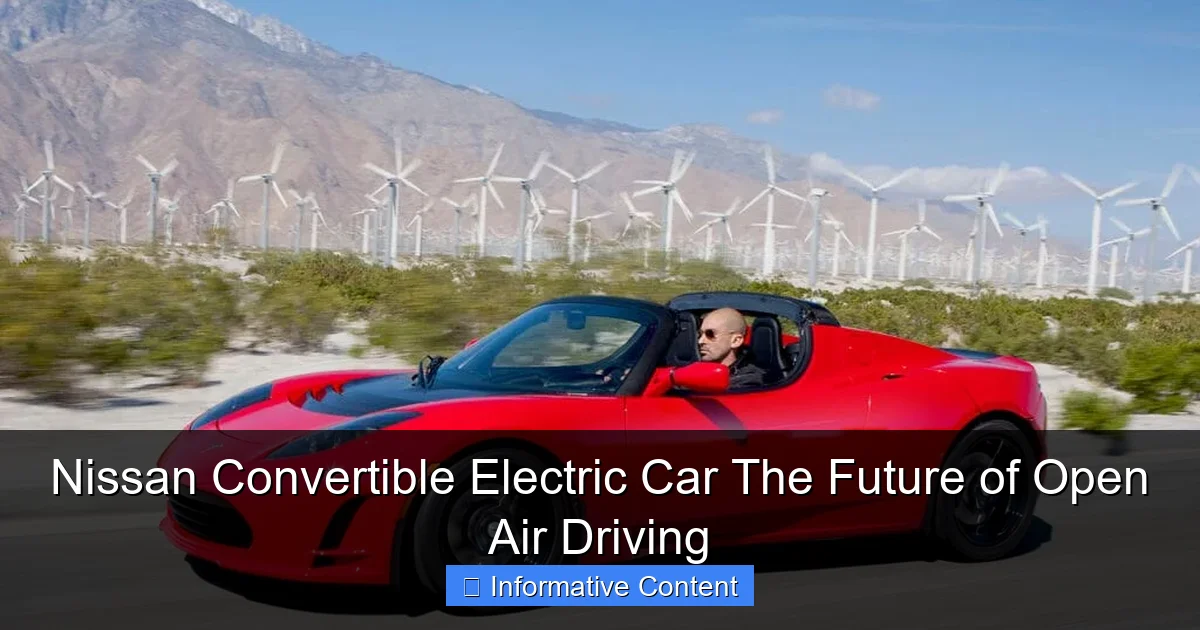 Nissan Convertible Electric Car The Future of Open Air Driving