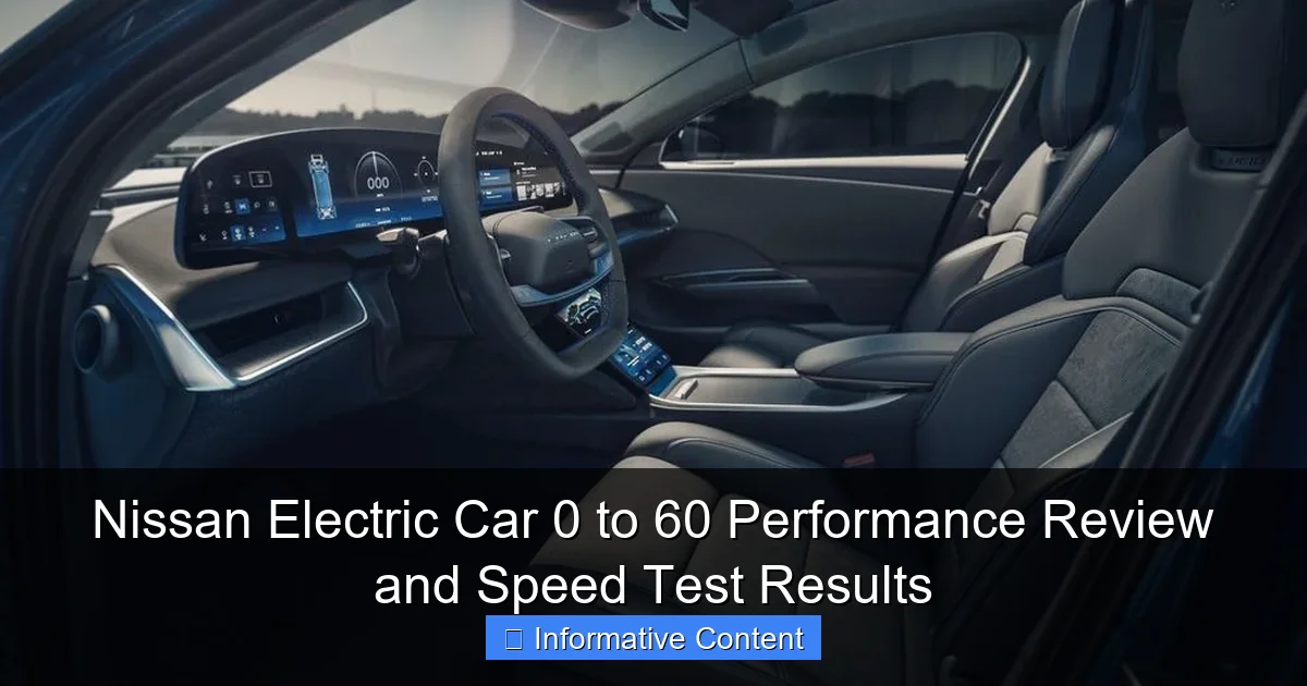 Nissan Electric Car 0 to 60 Performance Review and Speed Test Results