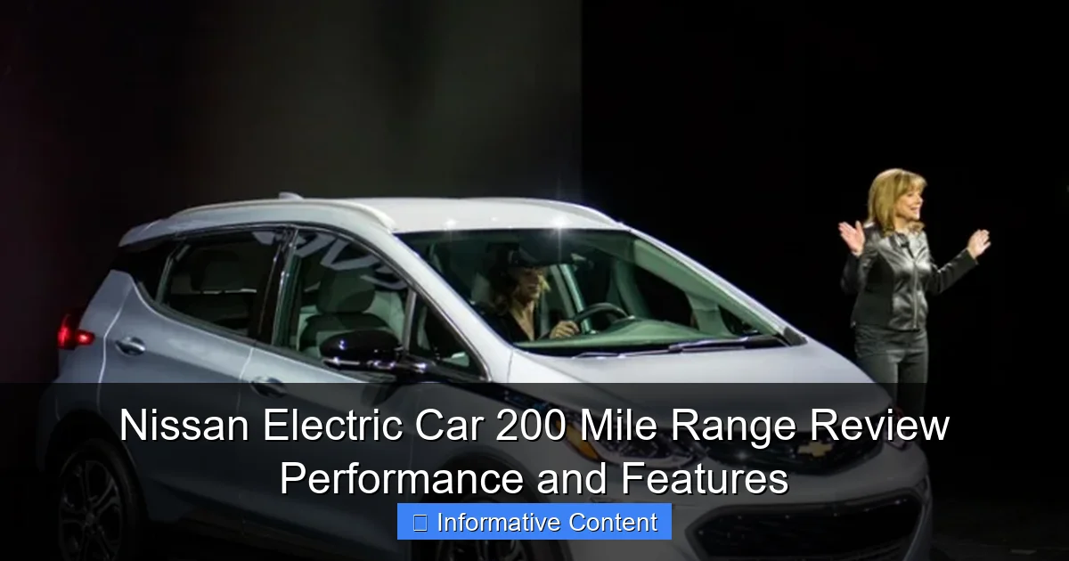Nissan Electric Car 200 Mile Range Review Performance and Features