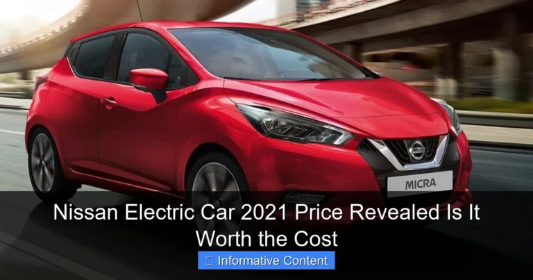 Nissan Electric Car 2021 Price Revealed Is It Worth the Cost