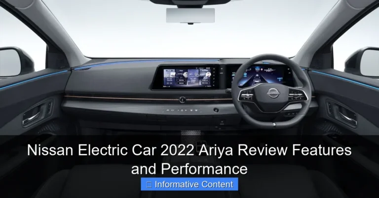 Nissan Electric Car 2022 Ariya Review Features and Performance