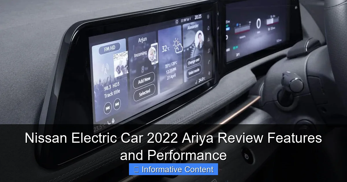 Nissan Electric Car 2022 Ariya Review Features and Performance