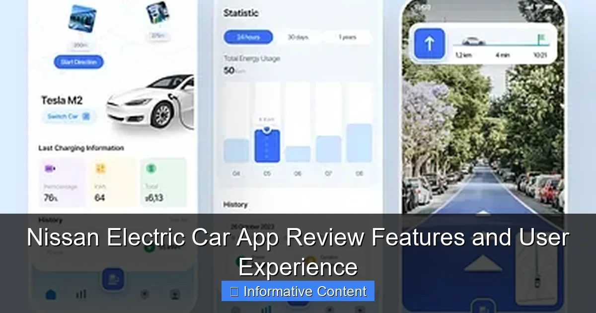 Nissan Electric Car App Review Features and User Experience