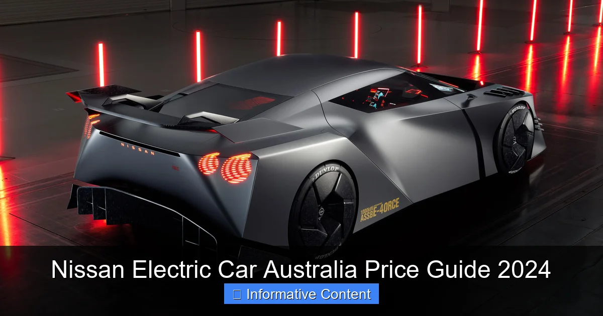 Nissan Electric Car Australia Price Guide 2024