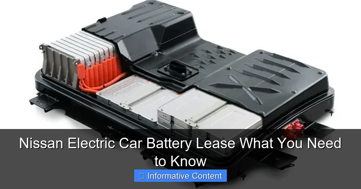 Nissan Electric Car Battery Lease What You Need to Know