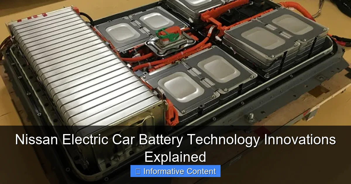 Nissan Electric Car Battery Technology Innovations Explained