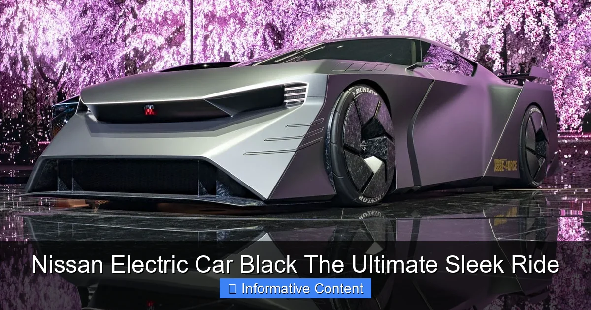 Nissan Electric Car Black The Ultimate Sleek Ride