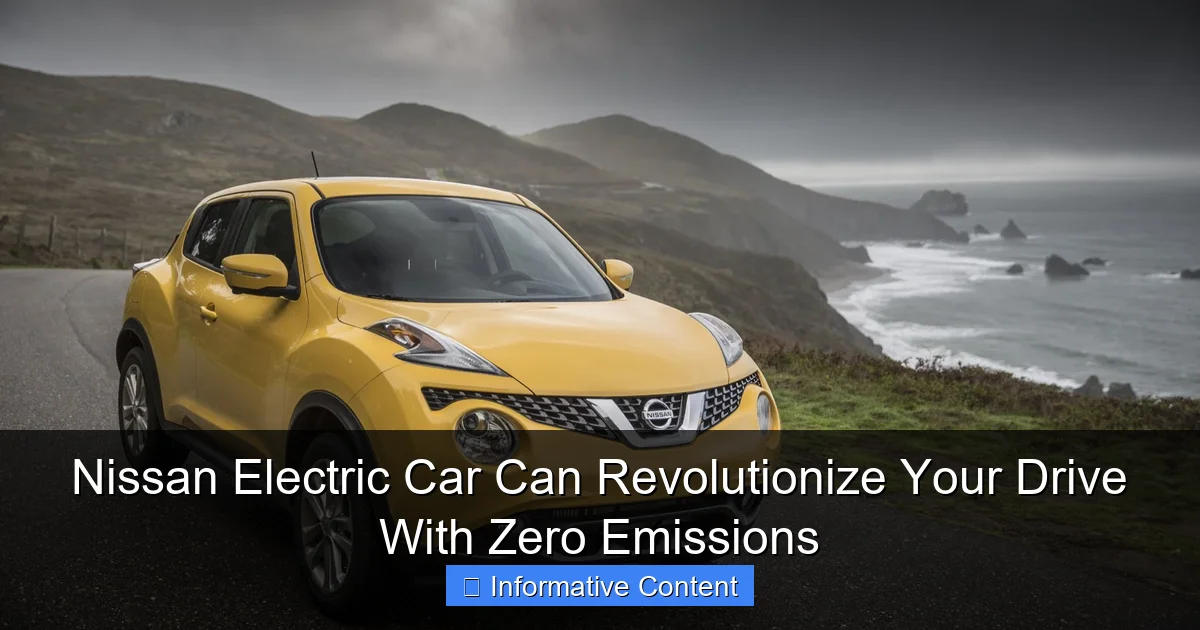 Nissan Electric Car Can Revolutionize Your Drive With Zero Emissions