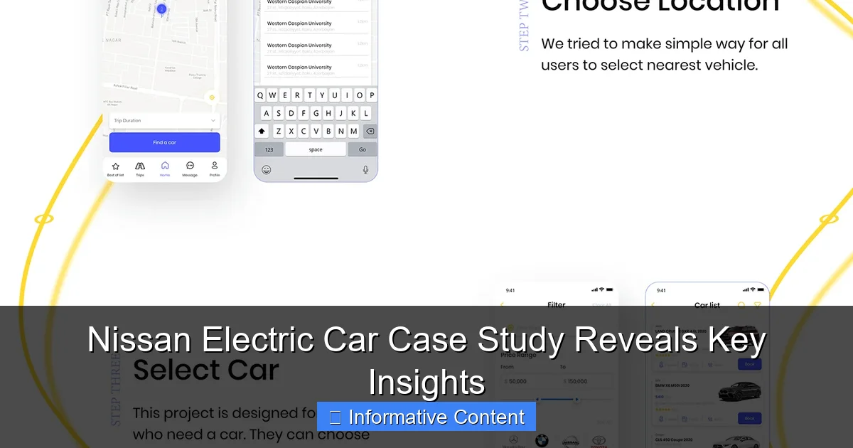 Nissan Electric Car Case Study Reveals Key Insights
